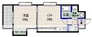 ジョフラン鳥飼【2階】の間取り