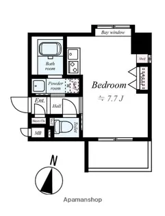 福岡県福岡市中央区荒戸1丁目【マンション】の間取り