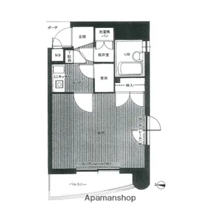 福岡県福岡市中央区荒戸1丁目【マンション】の間取り