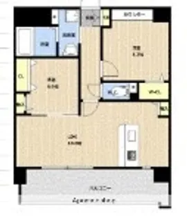 LIBTH博多空港通り【9階】の間取り