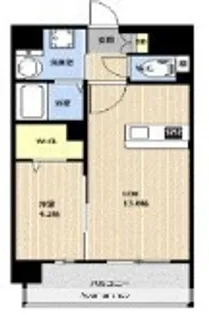 LIBTH博多空港通り【9階】の間取り