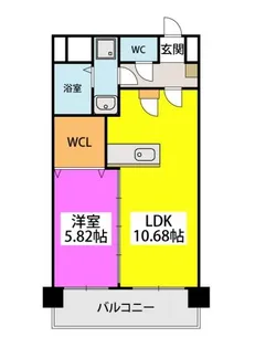 福岡県福岡市中央区平尾2丁目【マンション】の間取り