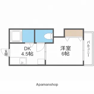ハイム松島【3階】の間取り
