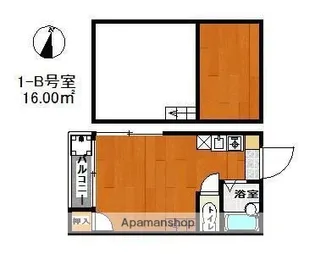 エスコートゆう館【1階】の間取り
