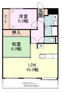 福岡県糟屋郡粕屋町大字柚須【マンション】の間取り