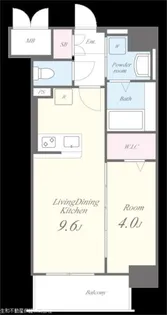 SAKURA天神【5階】の間取り