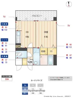 1Rの間取り画像