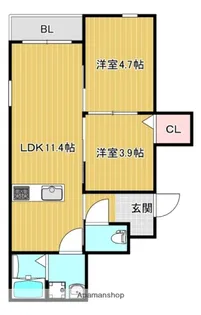 CHRONO桜並木(クロノ桜並木)【3階】の間取り