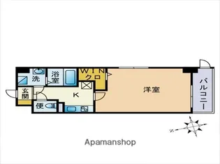 1Kの間取り画像