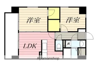 GOODHILL多の津【4階】の間取り