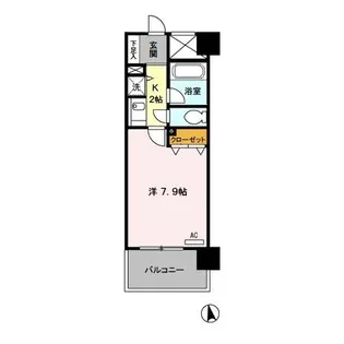 ベイフロント大手門【3階】の間取り