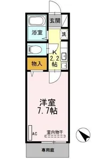 1Kの間取り画像
