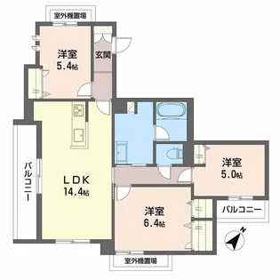 SHAMAISON COURAGEⅥ【3階】の間取り