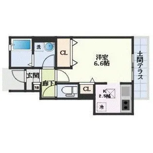 福岡県福岡市南区横手3丁目【アパート】の間取り