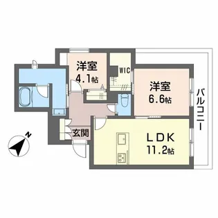 メゾン ド ショコラ【2階】の間取り