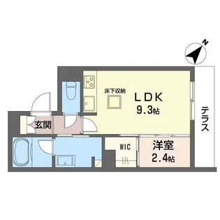 メゾン ド ショコラ【1階】の間取り