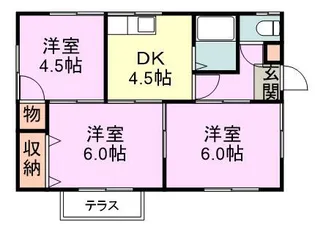 福岡県糟屋郡粕屋町長者原東2丁目【一戸建】の間取り