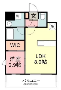福岡県福岡市東区千早5丁目【マンション】の間取り