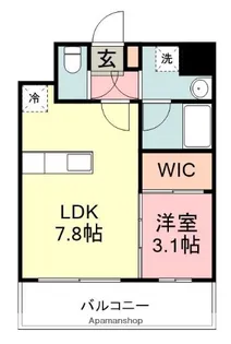福岡県福岡市東区千早5丁目【マンション】の間取り