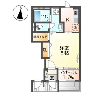 CIEL ETOILE (シエルエトワール)【1階】の間取り