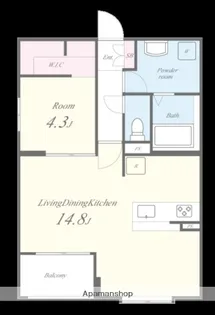 福岡県福岡市中央区今川2丁目【マンション】の間取り