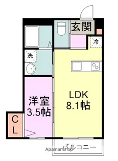 福岡県福岡市東区和白1丁目【アパート】の間取り