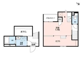 福岡県糟屋郡宇美町貴船1丁目【アパート】の間取り