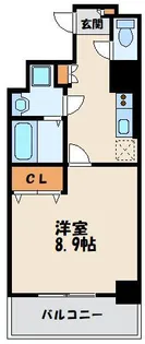 ピタゴラ箱崎【0301号室】の間取り
