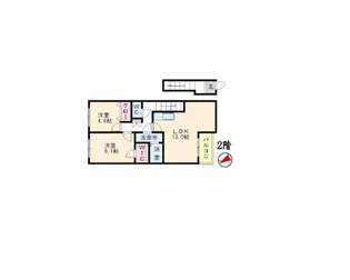 アルカンシェル宮前【B201号室】の間取り