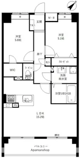 福岡県福岡市博多区三筑1丁目【マンション】の間取り