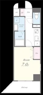 ワイエスビル【2階】の間取り