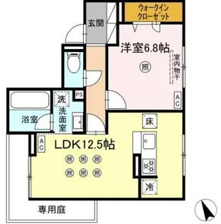 サニーサイド箱崎【2階】の間取り