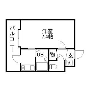 福岡県福岡市南区大橋2丁目【マンション】の間取り