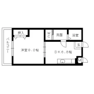 福岡県福岡市南区大楠3丁目【マンション】の間取り