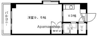 OAK VILLA HAKATA EASTⅡ【201号室】の間取り