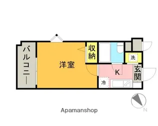 メゾン・ド・ブルーテ【5階】の間取り