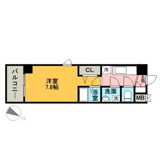 パルク博多駅南【2階】の間取り