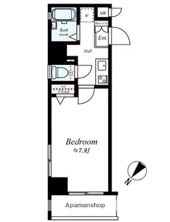 福岡県福岡市博多区博多駅前3丁目【マンション】の間取り