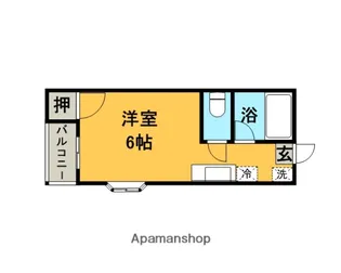 福岡県福岡市博多区寿町2丁目【アパート】の間取り