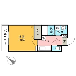 福岡県福岡市博多区博多駅前3丁目【マンション】の間取り