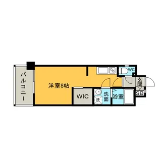 福岡県福岡市博多区博多駅南3丁目【マンション】の間取り