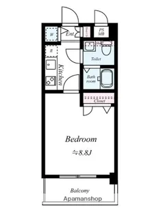 ピュアドームアーティック平尾【4階】の間取り