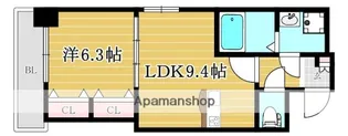 福岡県福岡市博多区博多駅南2丁目【マンション】の間取り