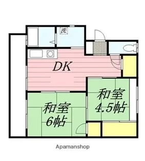 福岡県福岡市博多区那珂5丁目【マンション】の間取り
