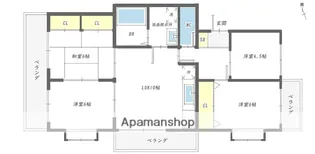福岡県福岡市博多区東那珂1丁目【マンション】の間取り