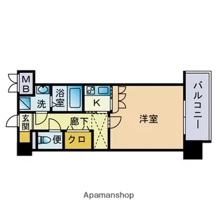 福岡県福岡市博多区榎田1丁目【マンション】の間取り