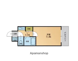 ヴェルジュ平尾【4階】の間取り