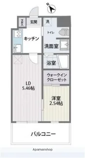 グランフォーレ薬院南【7階】の間取り