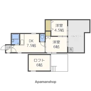 レジデンス平尾【3階】の間取り