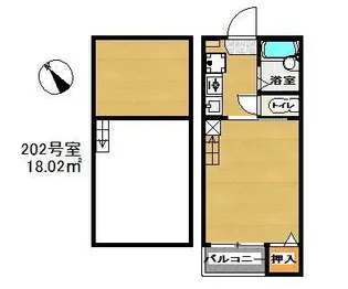 プラーティノ【1階】の間取り